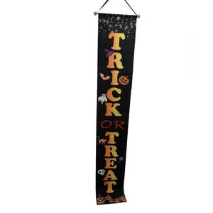 Halloween Trick or Treat 6 Feet Long Wall Door Hanging Banner Home Decor